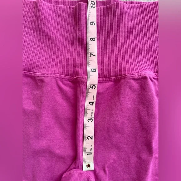 Free People Movement karma leggings hot pink size Medium Large M/L NWT - Picture 6 of 16